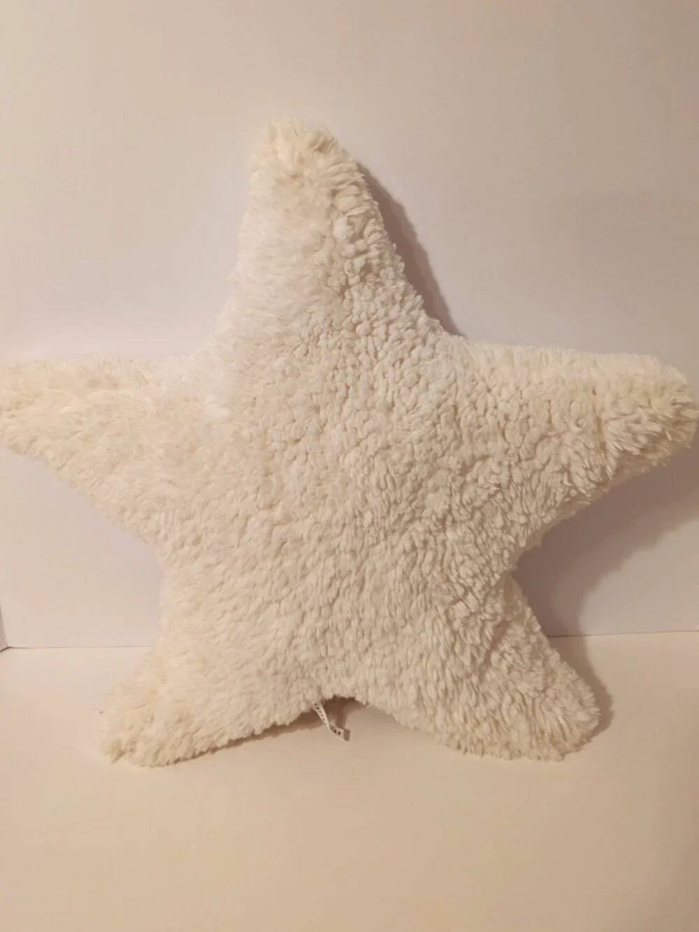 Pottery Barn Cozy Embroidered Snowflake Star Shaped Decorative Pillow Christmas